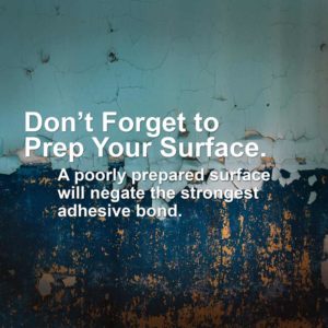 Surface Preparation Needed for Adhesive Tapes