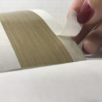 Liner on edge of PTFE tape